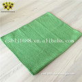 Green Color Waffle Shape Hand Towel Microfiber Cleaning Towel For Kitchen